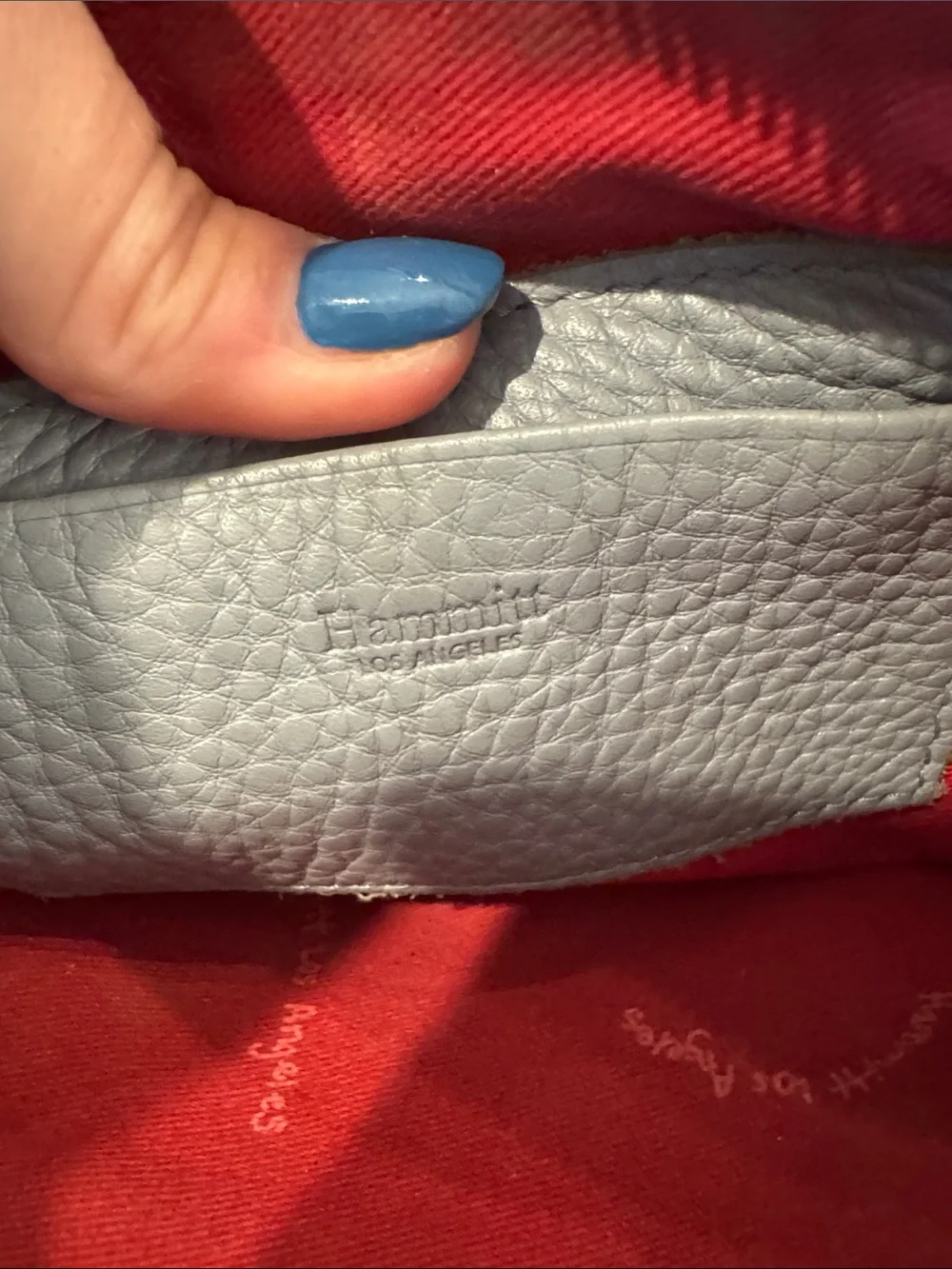 Hammitt pebbled gray